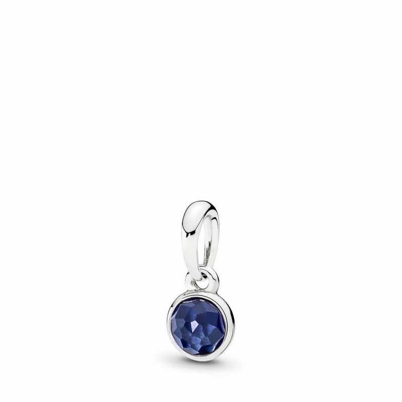 Pandora September Droplet Pendant Outlet NZ, Sterling Silver (532604-IBX)